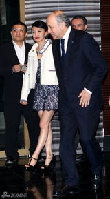 组图：法外交部长授予周迅文学及艺术骑士勋章