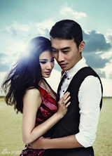 组图：刘冬拍广告大片 时尚造型显熟女风范