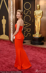 奥斯卡红毯搞怪集锦 劳伦斯跌倒曼努诺躲猫猫