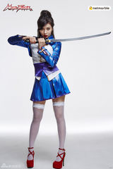 高清：泫雅制服诱惑cosplay吸血鬼学生妹