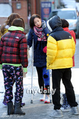 组图：韩国女子组合T-ara首尔参加社会服务活动