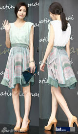 组图：韩星李泰兰尹素怡等出席某服饰品牌T台秀