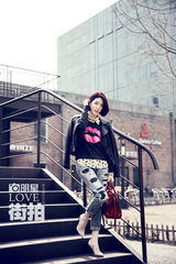 明星爱街拍：Dream Girls黑白配 诠释少女美梦