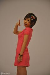 组图：杭州快女六一齐卖萌 付梦妮被赞专业