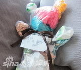 组图：明星微博晒与“环保熊”合照 宣传环保理念