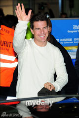 组图：汤姆克鲁斯赴韩宣传新片《碟中谍4》