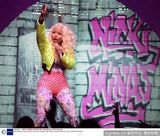 组图：麻辣鸡个唱粉丝强行上台 与保镖激烈扭打