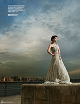 高清组图：高圆圆韩国拍摄芭莎大片 尽显东方神韵