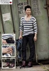 明星爱街拍38期：各式条纹风潮来袭