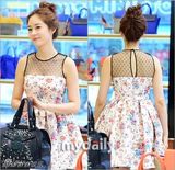 组图：韩星成宥利为品牌站台 透视短裙露酥胸