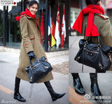 明星爱街拍第11期：冬日军旅风搭配硬朗帅气