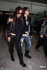 组图：Angelababy回港报平安 经历日本地震心有余悸