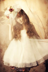 组图：赵晨妍童话梦幻写真 梦游仙境般寻找奇遇