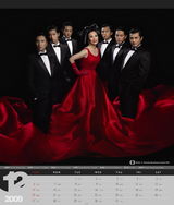 TVB2009全新月历华丽登场 小生花旦闪耀