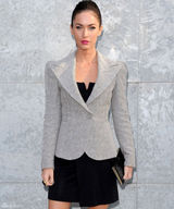 高清组图：梅根-福克斯和老公时装周上秀恩爱