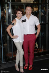 组图：庄思敏杨峥盛装亮相 Jessica C出席品牌活动