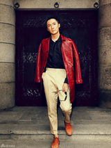 组图：迟帅全新圆寸造型大片表情酷帅