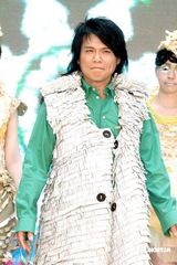 高清图：伍佰担任花博环保亲善大使 卖力宣传