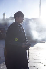 组图：陈坤启动拉萨城市行走 拍摄宣传片