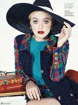 组图：美少女达科塔范宁写真 清纯混搭性感