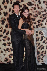 组图：洪天明周家蔚再办婚礼派对 郭富城等群星捧场