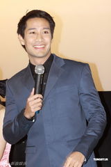 组图：泰国巨星Pong来华宣传展亲和力