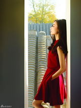 组图：倪妮森女风大片与植物和谐相处