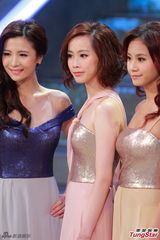 组图：港姐准决赛诞生10强 白纱裙秀腿抢镜