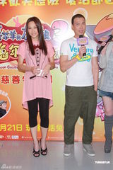 组图：谢天华徐子珊为《喜羊羊》配音 自言酬劳高