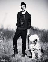 组图：张峻宁野性时装大片曝光 领航秋冬最Man造型