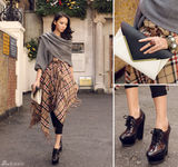 组图：明星爱街拍第三期 二十款毛衣时尚混搭