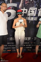 组图：《速度与激情6》今日上映 众星助阵首映