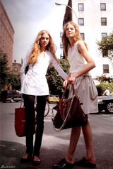 高清组图：欧美嫩模街拍 身材高挑美腿修长