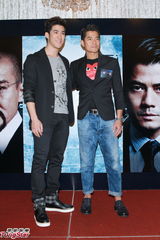 组图：梁家辉调侃郭富城绯闻 双影帝期待《寒战》续集