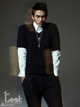 高清组图：2AM任瑟雍带伤拍大片帅酷有型