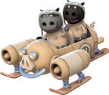 高清组图：动画影片《波鲁鲁冰雪大冒险》曝赛车图