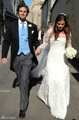 组图：凯特王妃前男友结婚 威廉王子婚礼曾做媒