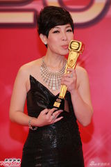 组图：黎芷珊获得最佳节目主持泪如泉涌