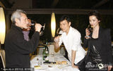 高清组图：《狄仁杰》酒会 李冰冰刘德华举杯对饮