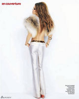 组图：凡妮莎《嘉人》封面显成熟野性美