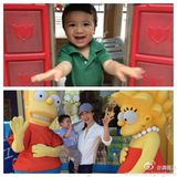 组图：儿童节盘点微博群星孩子萌照 温馨寄语