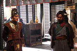 组图：严宽《隋唐演义》过招斯琴高娃显默契