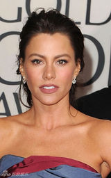 高清组图：女星索菲娅-维加拉优雅现身秀美背