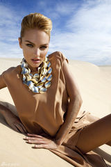 高清组图：超模坎蒂丝-斯瓦内普尔沙漠拍写真