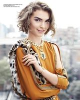 高清组图：超模艾利桑娜-缪斯登《Vogue》封面