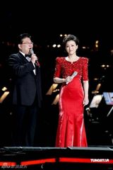 幻灯图：宋祖英演唱会造型华丽 牵手周杰伦唱老歌