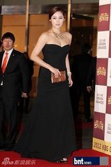 组图：文彩元朴信惠等盛装亮相演技大赏红毯