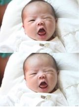 组图：韩脸赞情侣升格当父母 姐弟恋爸爸仅19岁