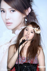 幻灯：伊能静哽咽用新歌写心情 离婚后首度面对媒体