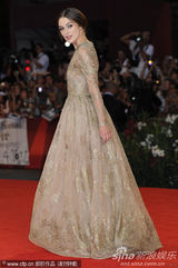 组图：《危险方法》首映 奈特丽复古纱裙清丽亮相